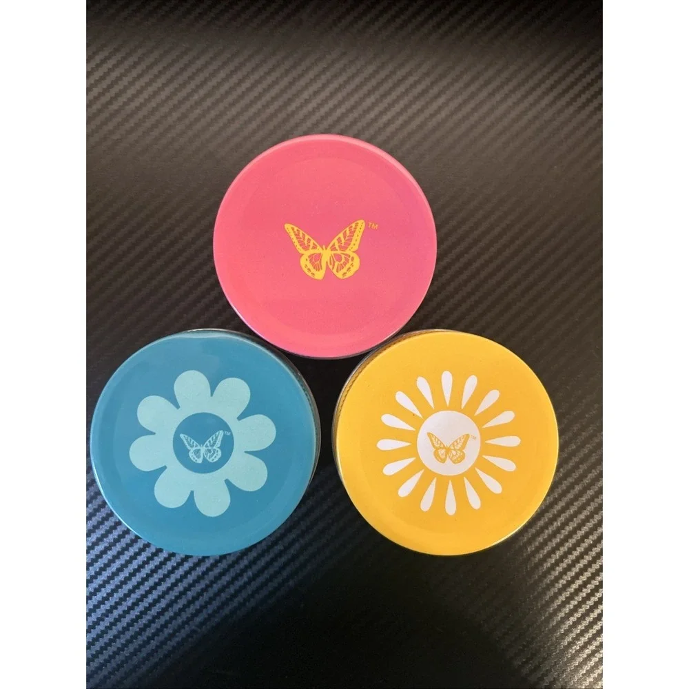 New Summer 2026 Dolly Parton Collection  3 Small Jars - Butterfly, Sun‎ & Flower